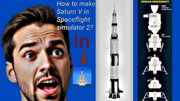 How to make Saturn V rocket in Spaceflight simulator#Video#Spaceflightsimulator#game#indroducing.