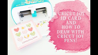 Cricut Joy 3D Card And How To Draw With Cricut Joy Pens!