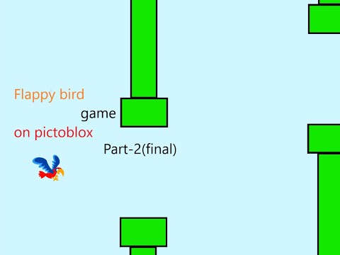 Flappy bird game on pictoblox || final part