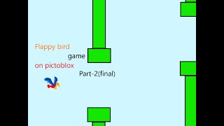 Flappy bird game on pictoblox || final part