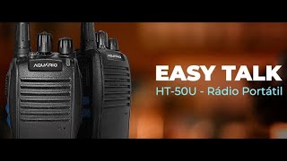 QUICK PRESENTATION OF THE WALKIE TALKIE - HT AQUARIUM EASY TALK HT-50U screenshot 5