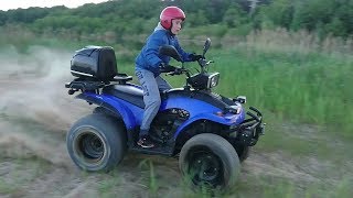Testowanie nowej zabawki - quad E-ton 150