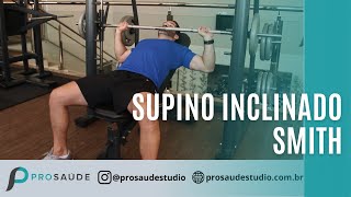 Supino Inclinado Smith - Pro Saúde Studio