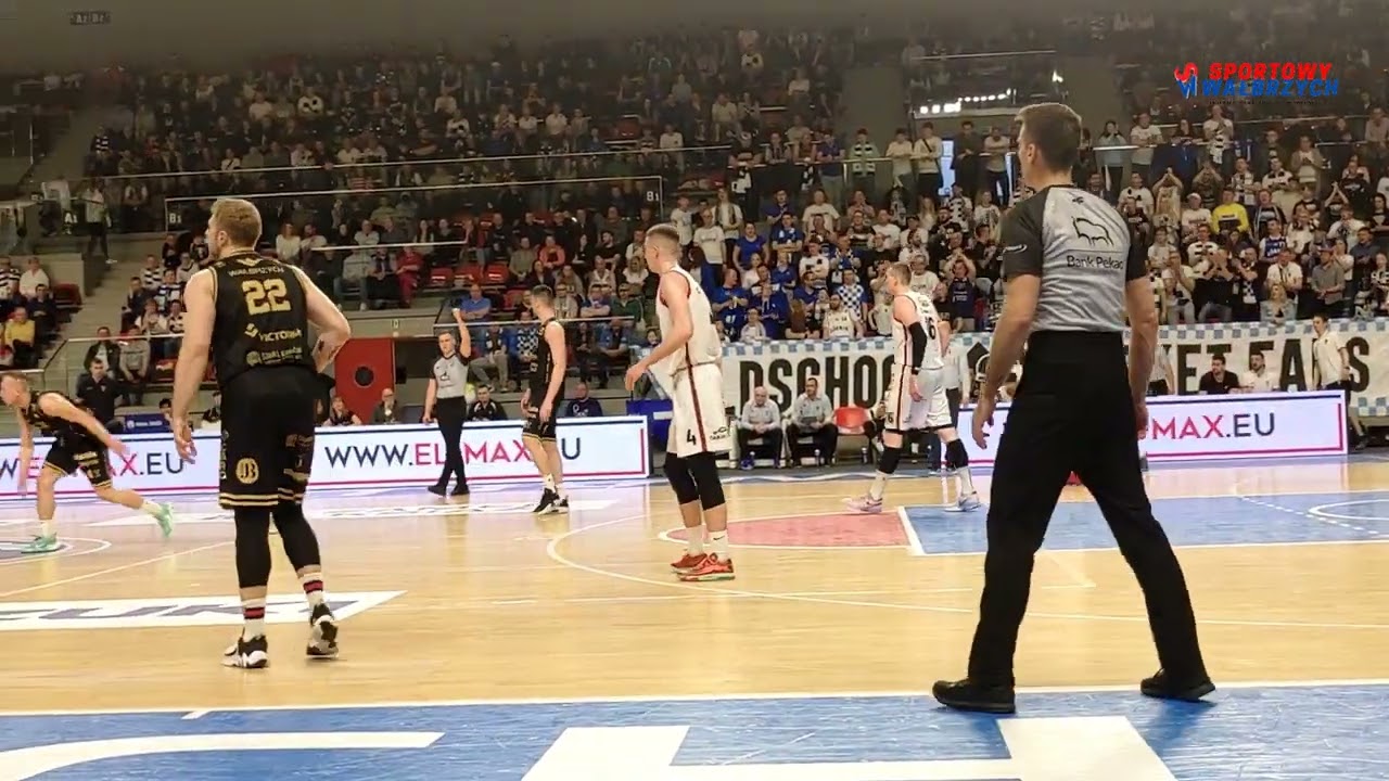 Fragmenty meczu: Górnik Trans eu Zamek Książ Wałbrzych vs  Polonia Warszawa