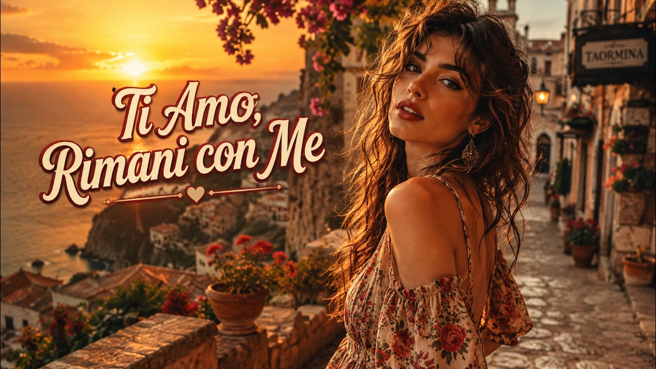 Ti Amo, Rimani con Me ❤️ A Timeless Vintage Italian Love Song in Taormina (Official Music Video)