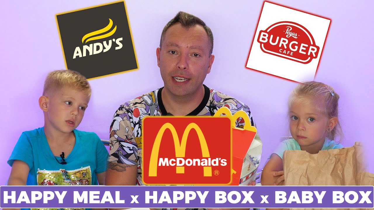 СРАВНЕНИЕ Box'ов от McDONALDS | ANDY's | PEGAS BURGER