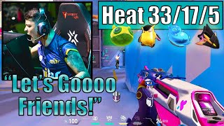 KRÜ Heat Shows How A Pro Player Can Carry With Gekko + Crosshair Code | In IceBox | VALORANT