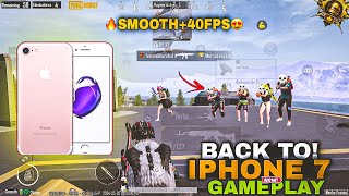 Finally!! I Am To My BEAST DEVICE 🔥💀 - IPHONE 7 in 2024 | PUBG MOBILE