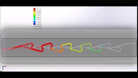 Infinity Turbine: Tesla One Way Valve Valvular Conduit (reverse) CFD Computational Fluid Dynamics