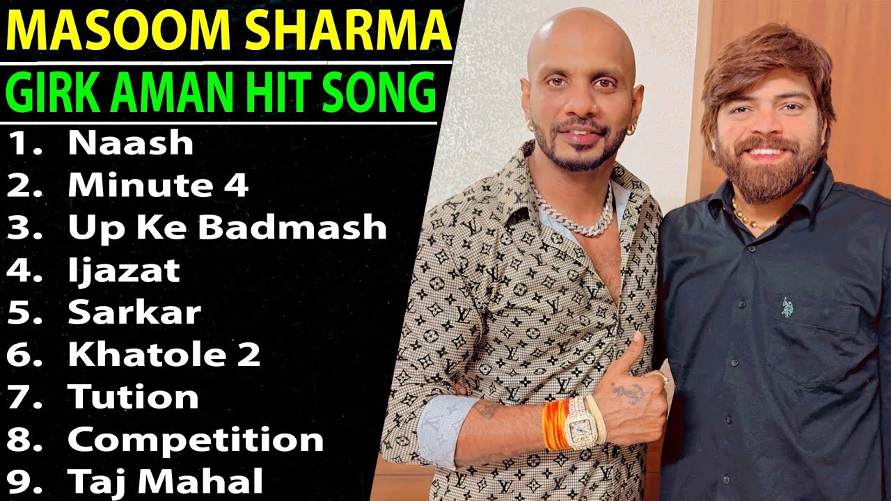 Masoom Sharma Top 10 Songs | Superhit Haryanvi Songs Jukebox | Chambal Ke Dakku, Lofar, Tenson