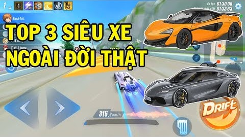 ZingSpeed Mobile | Top 3 Siêu Xe Ngoài Đời Thật Trong ZingSpeed