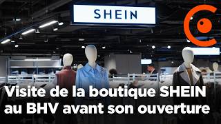 Visite de la boutique SHEIN au BHV avant son ouverture ce 5 novembre 2025