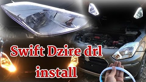 Swift Dzire dRL install By Dinesh Vlog #shorts
