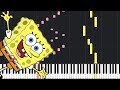 Spongebob Theme Song [Piano Tutorial] (Synthesia) // Mr.Meeseeks Piano