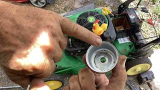 FREE 2010 John Deere JS46  Lawn Mower was Pushed to the Curb for Several Reasons!!!