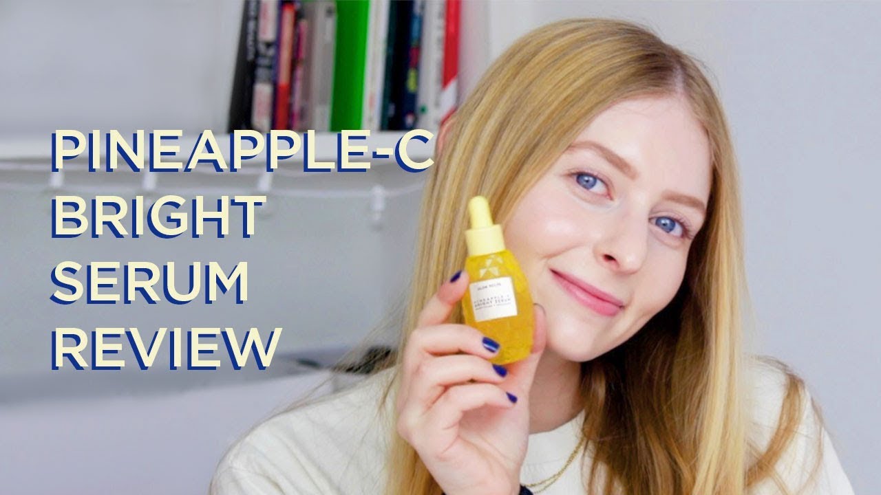 PineappleC Bright Serum Review GLOW RECIPE YouTube