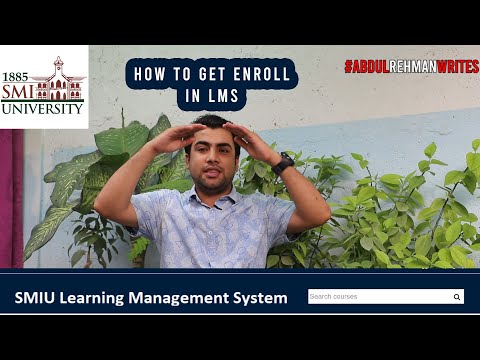 How to Get Enroll in LMS for Online Classes | SMIU