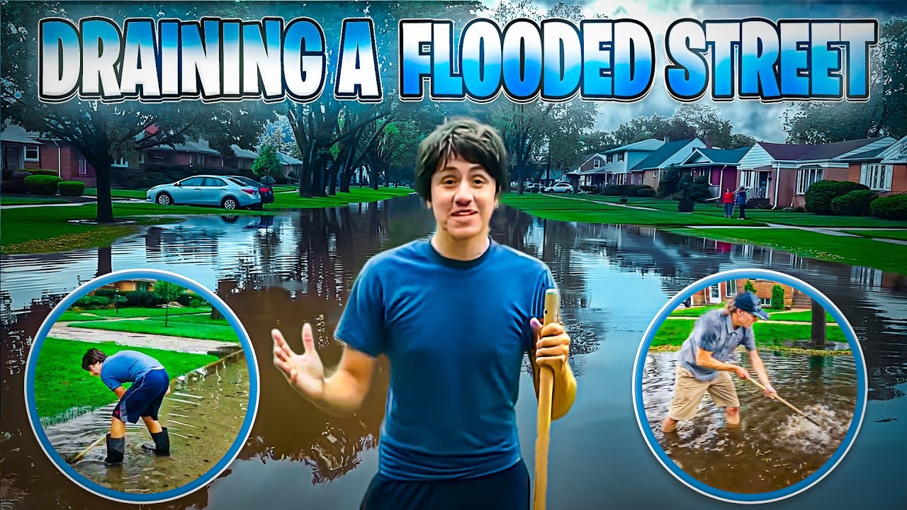 Draining A Flooded Street