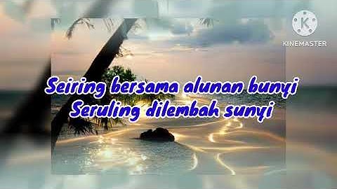 SERULING DI LEMBAH SUNYI - YUNI SHARA | KARAOKE VIDEO LIRIK