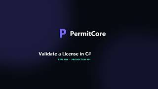 Add License Validation to a C# App with PermitCore | Tutorial #3