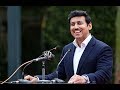 Colonel Rajyavardhan Singh Rathore, shares life lessons with the students of IIMB on June 14, 2018