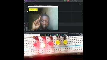 Hand Gesture Controlled LEDs |Arduino + python + openCV project #Arduino  #Python #TechProjects #DIY