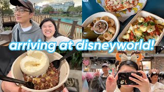 our first day in disney world 🏰✨ trying FAMOUS cookies, disney resort room tour, churro ears!!!