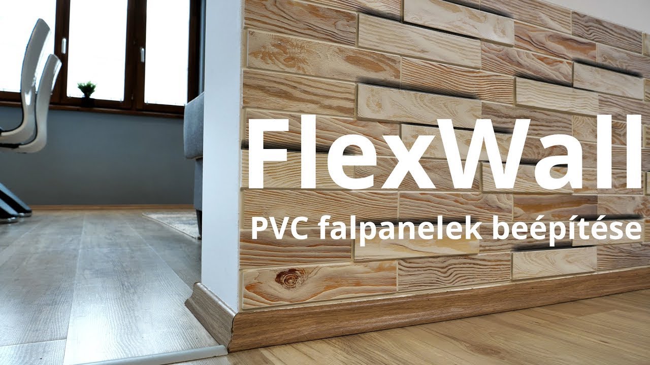 Az 5 Perces Falburkolat Flexwall Pvc Falpanelek Beepitese Felrakasa Falburkolat Hazilag Youtube