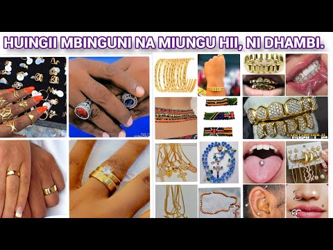 DHAMBI YA KUVAA PETE HERENI MIKUFU BANGILI VIKUKU KUZIMU INAWASUBIRI