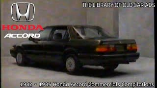 1986  1989 Honda Accord Commercials Compilations (Part 2)