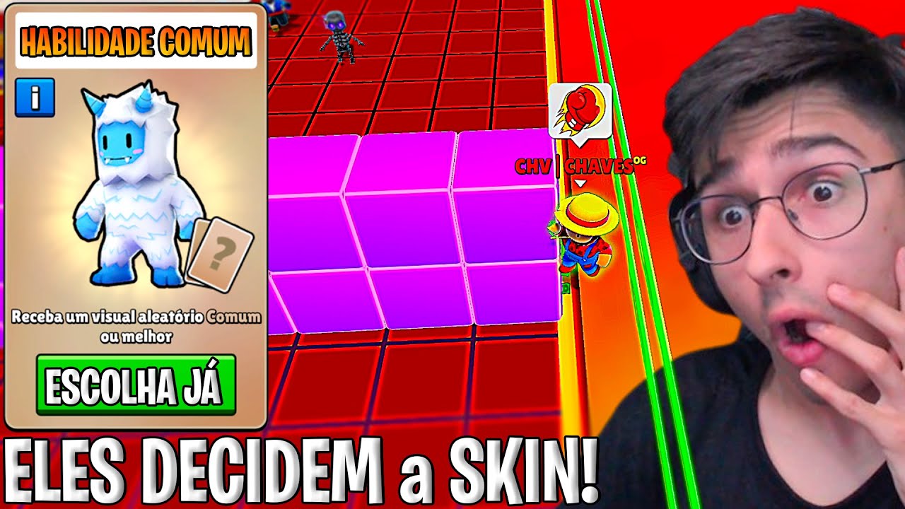 Por pouco que eu perco vc ja pegou sua skin do block dash lendario? #s