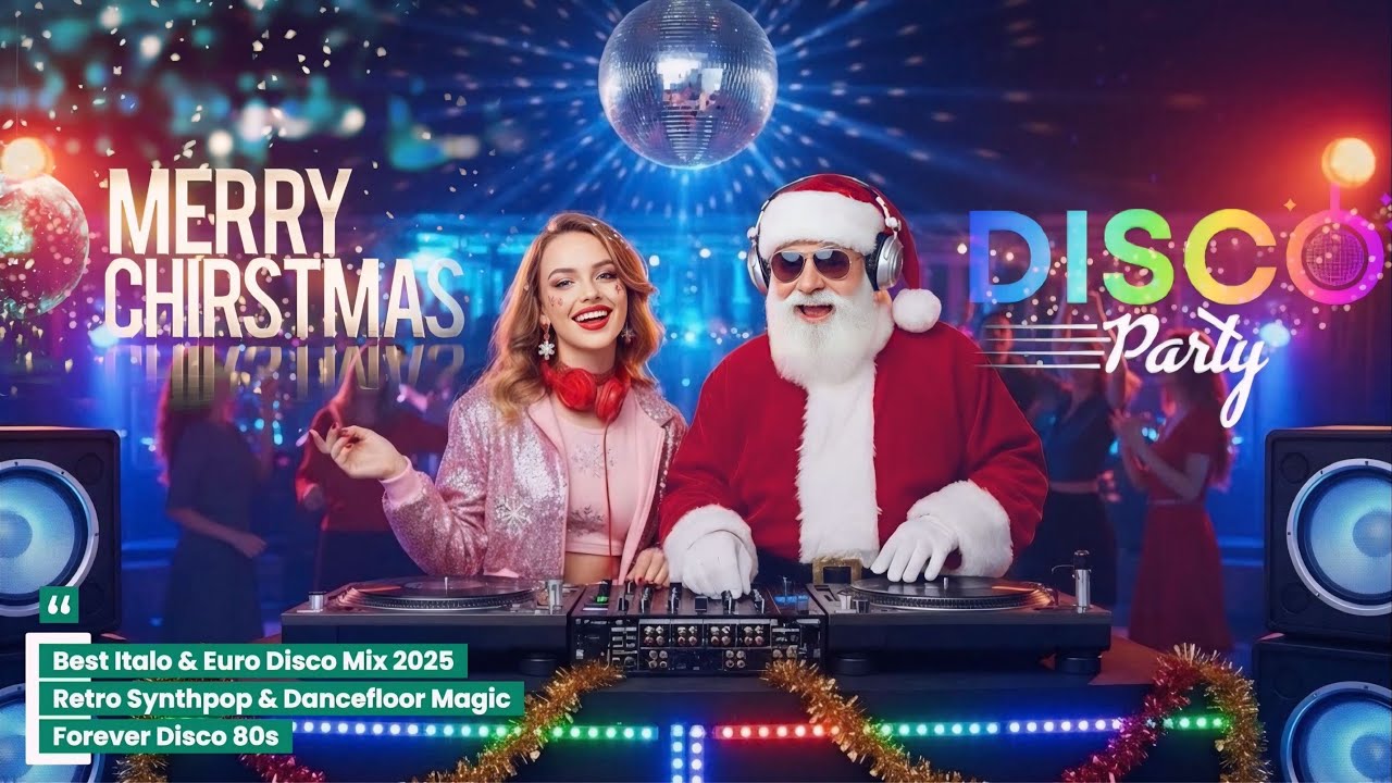 RETRO DISCO Christmas 2026 — Italo & Euro Disco Mix | Neon Dreams Christmas Night Edition