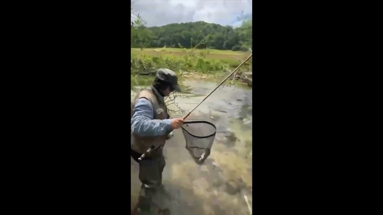 Stage peche de la truite au toc en Bourgogne avec Louis