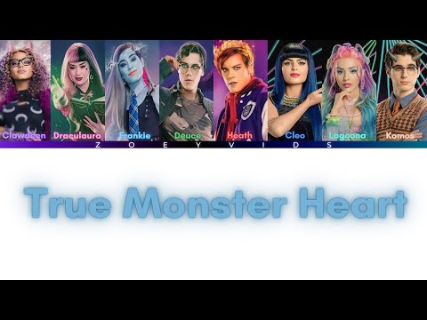 Monster High The Movie 'True Monster Heart' Color Coded Lyrics #colorcodedlyrics