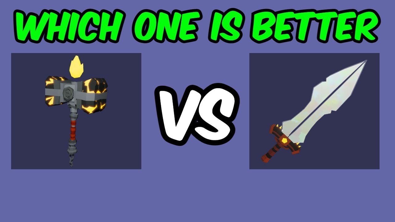 Infernal Hammer VS Dragonslayer (Roblox Islands)
