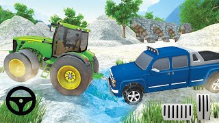 Heavy Tractor Trolley Cargo Farming Simulator 2020: Tractor Pull Simulator 3D - Android GamePlay screenshot 3