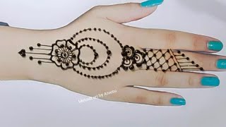 Easy Arabic Henna design | Beautiful Henna design | kashees mehndi design 2021 simple