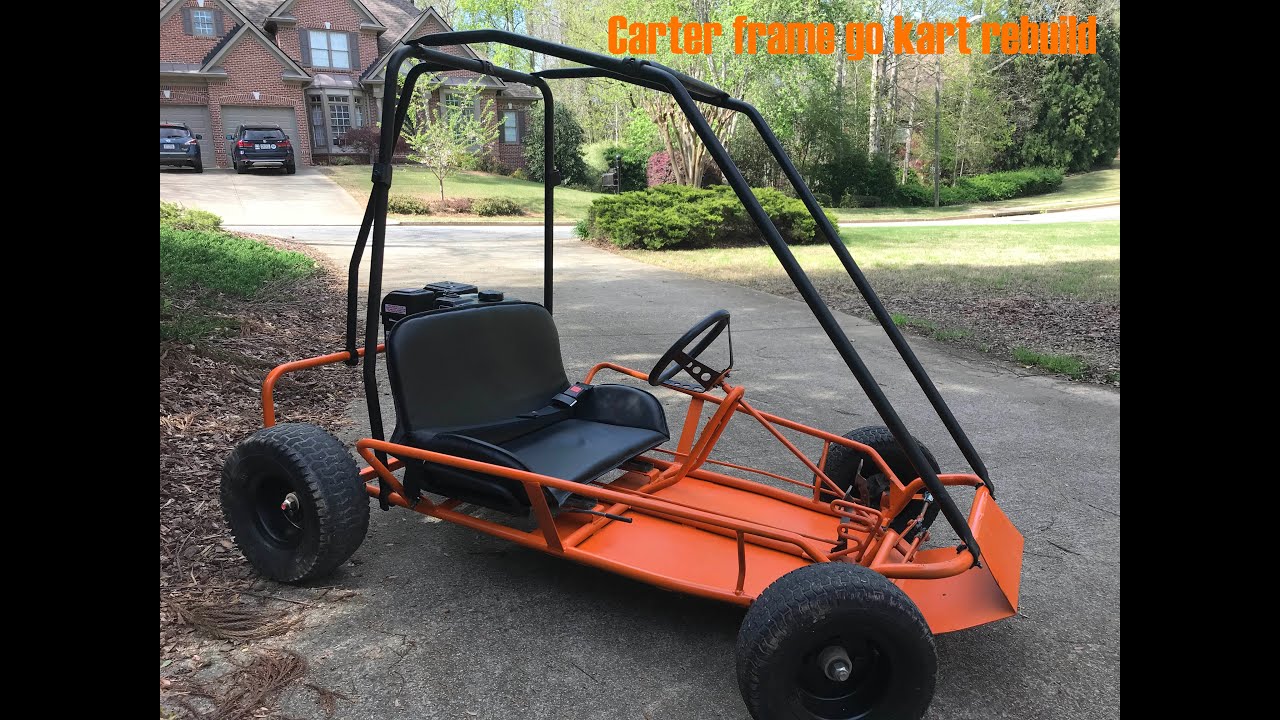 Carter frame go kart restoration YouTube