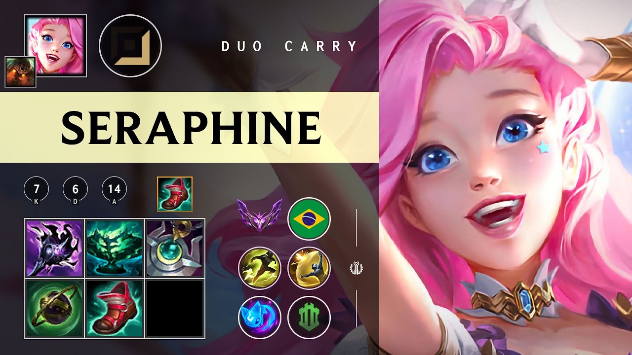 Seraphine Carry vs Smolder - BR Master Patch 26.03