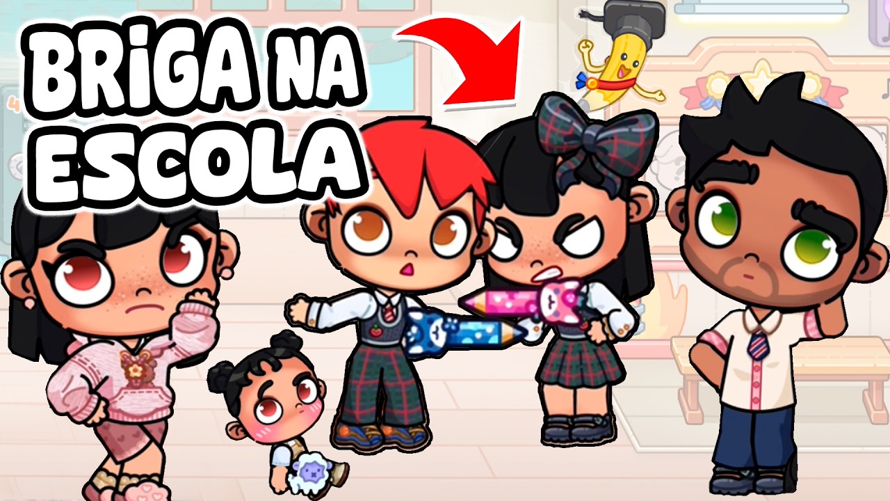 ROTINA BRIGA NA ESCOLA- ANY PATTER | PAZU AVATAR WORLD ROTINAS E HISTÓRIAS