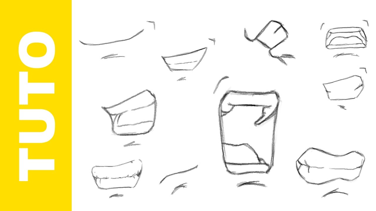 How To Draw Dbz Mouth Goku Vegeta Tutorial