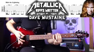 Metallica Riffs Written by Dave Mustaine | With Tabs