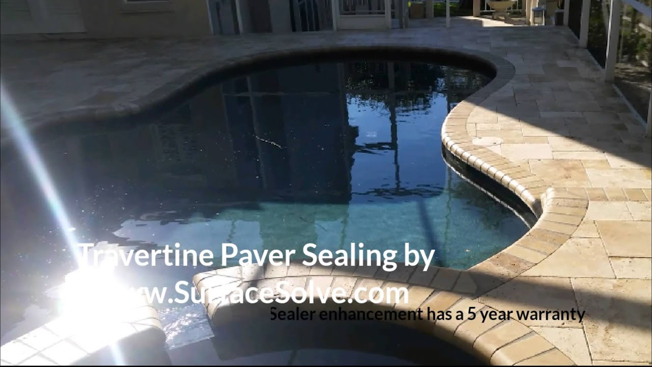 sealing travertine pavers tiles cleaning sealing travertine pavers youtube sealing travertine pavers tiles cleaning sealing travertine pavers youtube