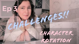 Sheridan Portfolio Ep3 | Update, Finishing Character Rotation, Challenges, and Layout Tips