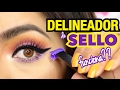 PROBANDO DELINEADOR EN SELLO VIRAL, FUNCIONA? ♥BeautybyNena