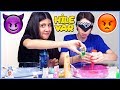 Slime Şakası Gözü Kapalı Slime Challenge Çöplük Slime Dila Kent