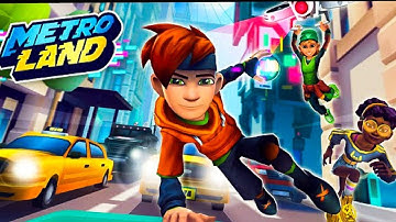 MetroLand - Endless Arcade Runner Android Gameplay Walkthrough Part 1