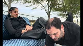 Domineering Goddess Iddy sends Her Slave to Work!