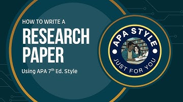 How to Write a Research Paper in APA Style (Step-by-Step Tutorial)
