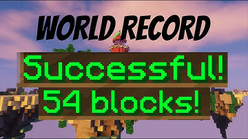 [outdated] 54 Block Hypixel TNT/Fireball Jump